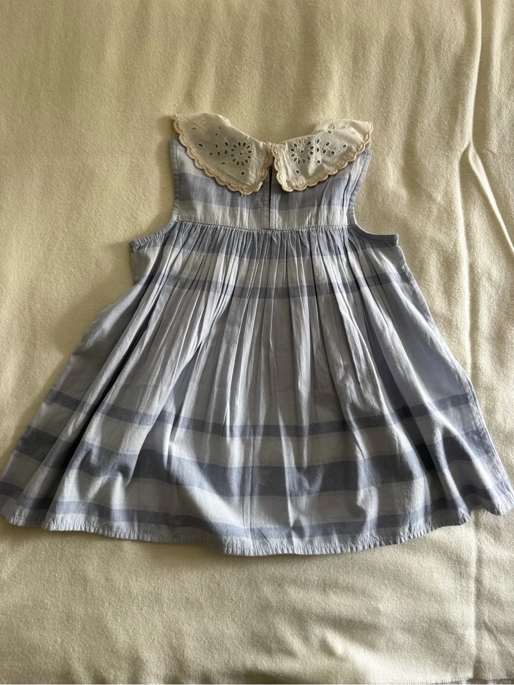 Apolina Blue Collared Dress